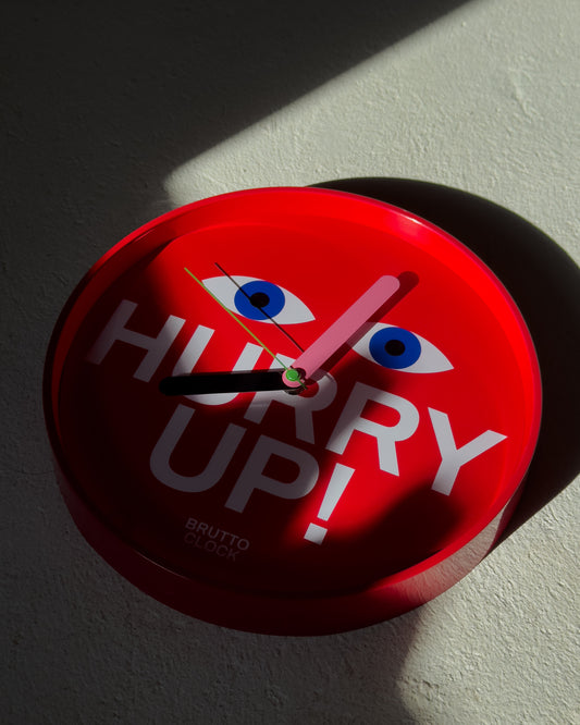 HURRY UP! Wall Clock (PREORDER)