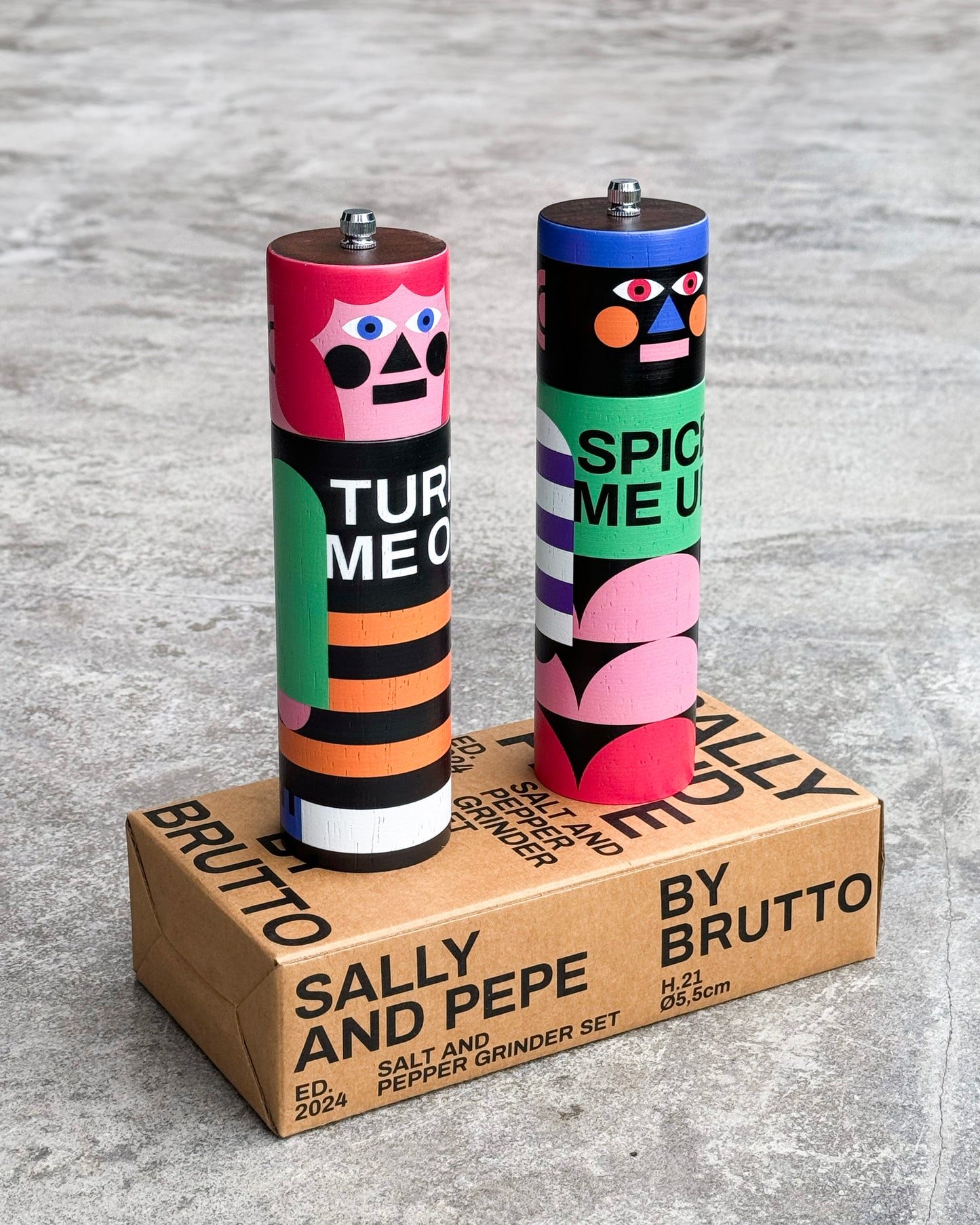 Sally and Pepe Grinder Set