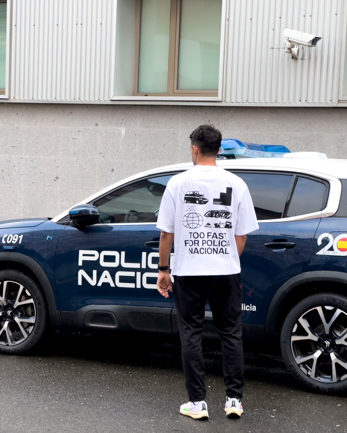 TOO FAST FOR POLICIA NACIONAL T-Shirt